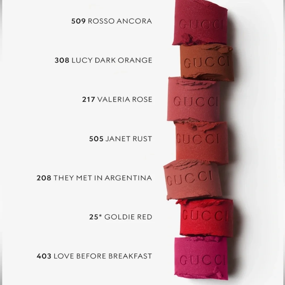 GUCCI Matte Lipstick 208 They Met in Argentina Rouge à Lèvres Mat Lipstick